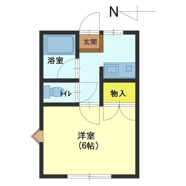 アパルトメント壱の間取り