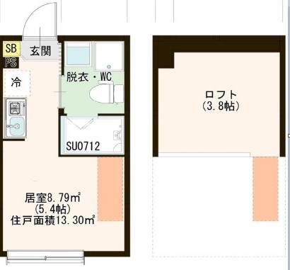 東京都板橋区徳丸４（アパート）の賃貸物件の間取り