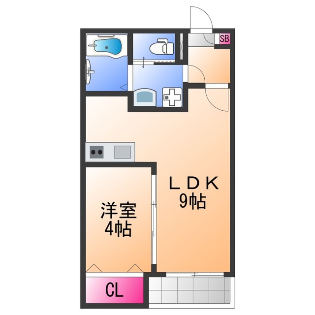 【ジーメゾン泉佐野新町クオジエレの間取り】