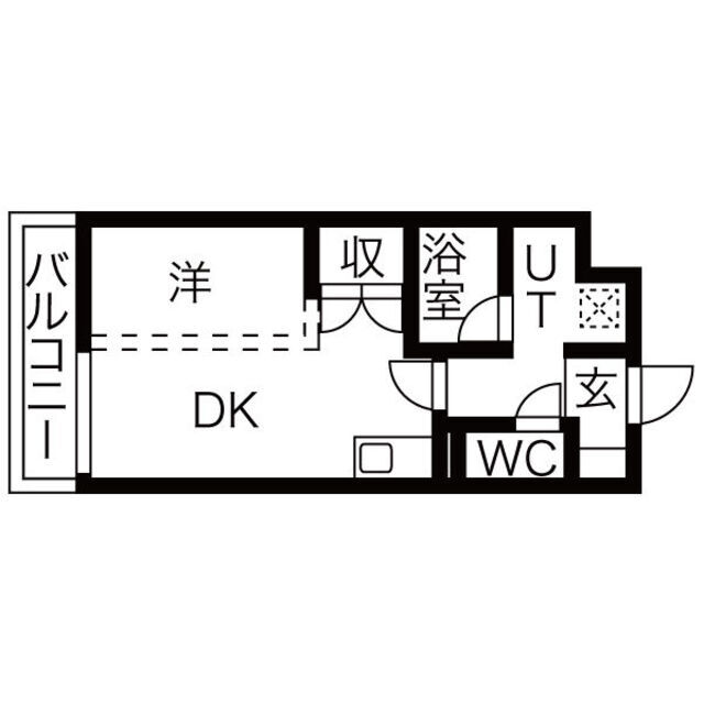 AXIA八熊の間取り