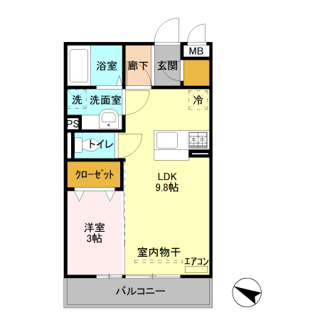 ロハス末広の間取り