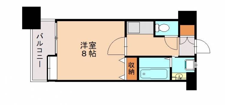 ザルヴェ大橋壱番館の間取り