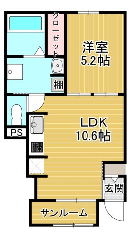 バウ　テラタイの間取り