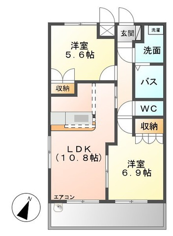 アリビオの間取り