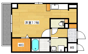 【広島市西区庚午北のマンションの間取り】