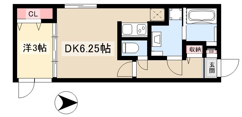 quador 名古屋WESTの間取り