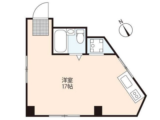 広島市南区仁保のマンションの間取り