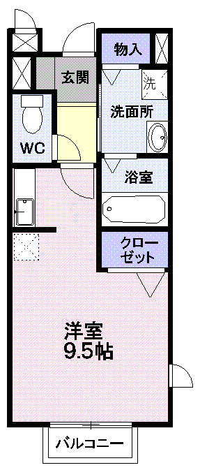 【ペアフィールドの間取り】