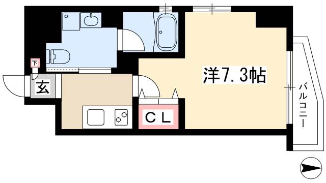 カレント今池の間取り