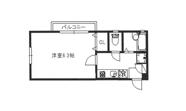 世田谷区梅丘のアパートの間取り