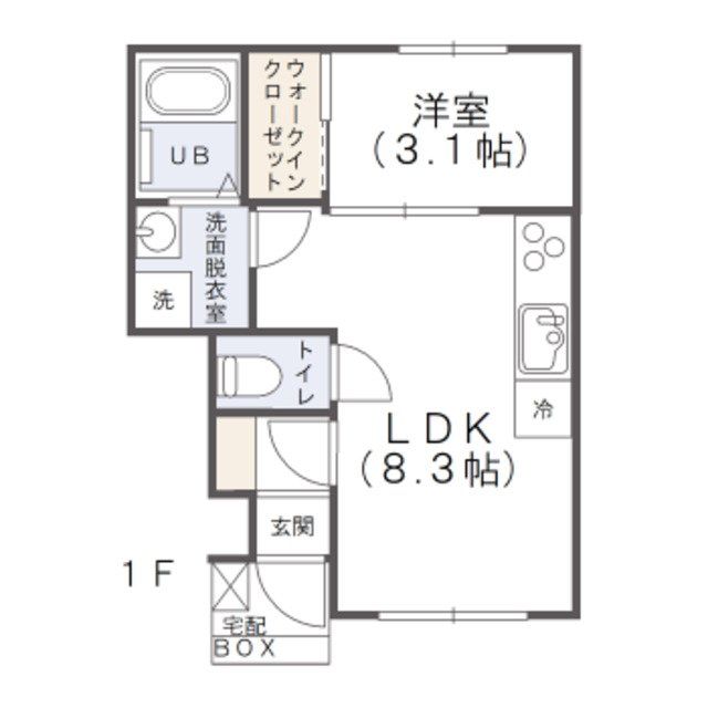 AIZU鳥栖の間取り