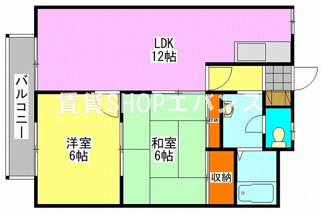 シティハイツ小川IIの間取り