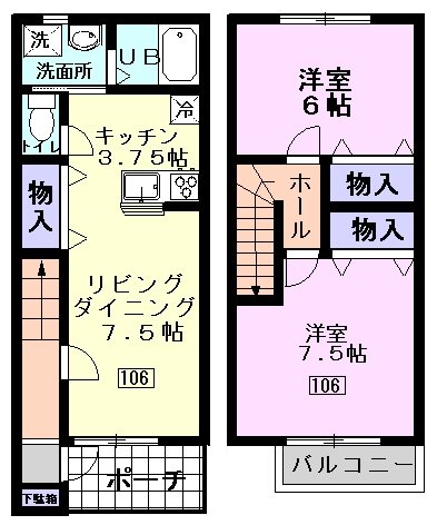 エクセル樹の間取り