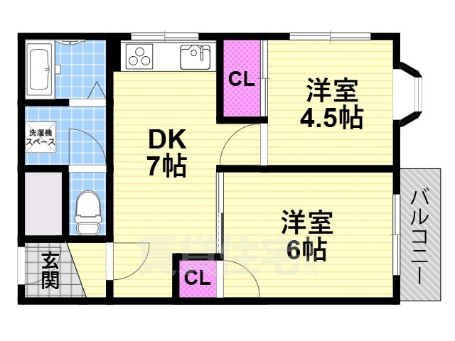 ウエストプラザの間取り