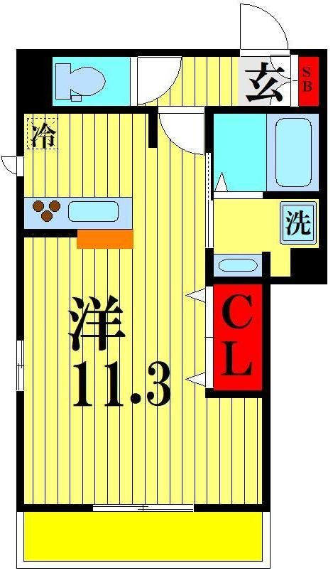 フェリーチェおおたかの森の間取り