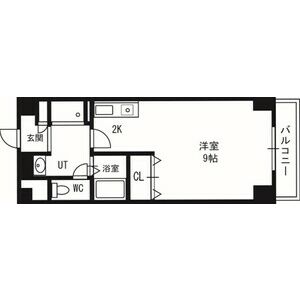 札幌市北区北三十四条西のマンションの間取り