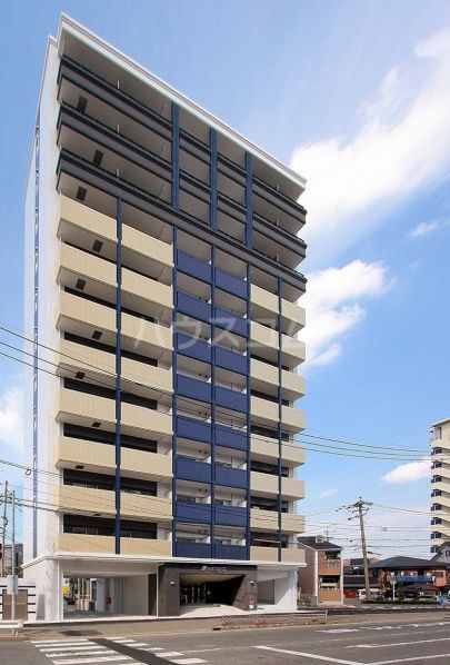 福岡市東区馬出のマンションの建物外観