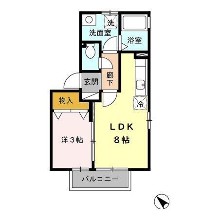 シュテルン上福岡　IIの間取り