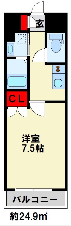 リファレンス小倉駅前の間取り