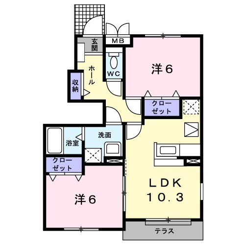 ヴィンヤード旭の間取り