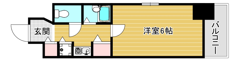 プレサンス難波東の間取り