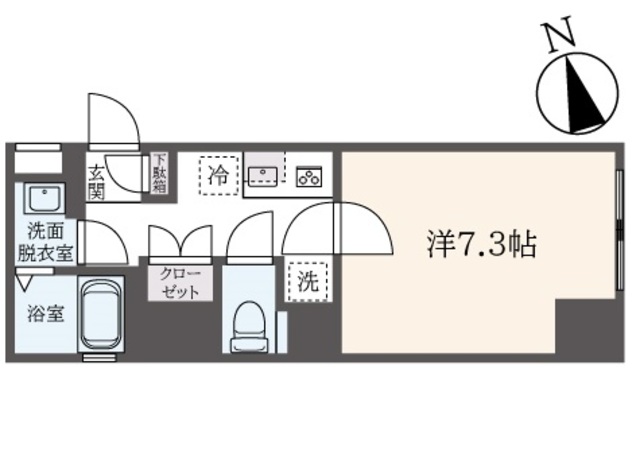 中野区中野のマンションの間取り