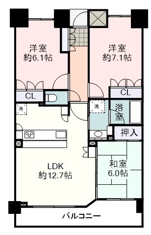 グランサラ入江の間取り