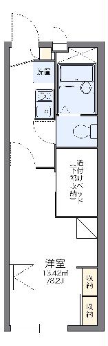 レオパレスベル　ソレイユの間取り