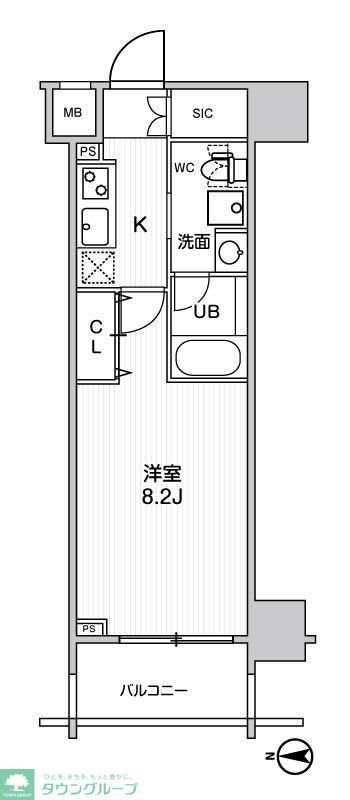 ステージグランデ錦糸町IIの間取り