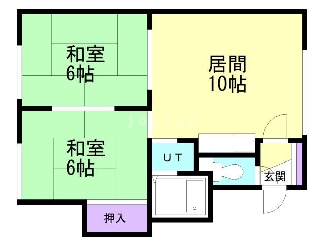 コーポ広瀬の間取り