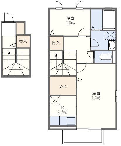 ロイヤルガーデン永田Ｅの間取り