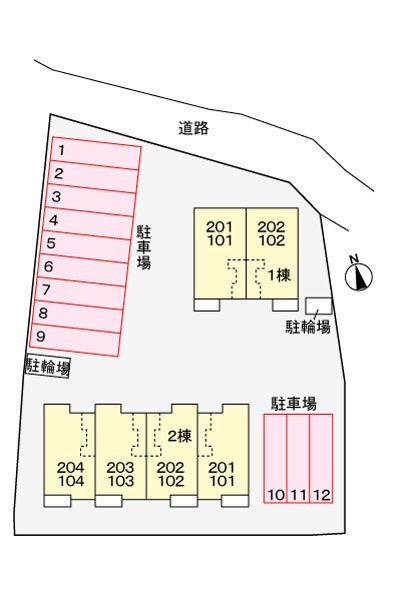 【南九州市知覧町郡のアパートのその他】