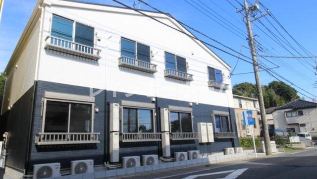 【柏市松ケ崎のアパートの建物外観】