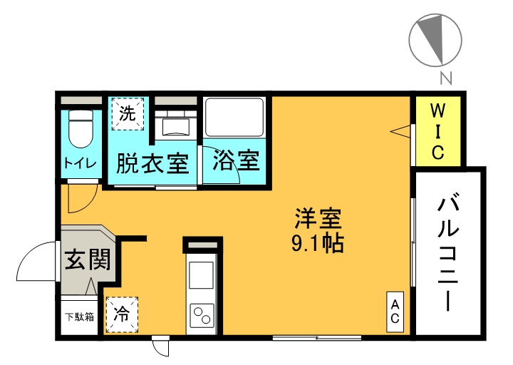 セレーノ駅前の間取り