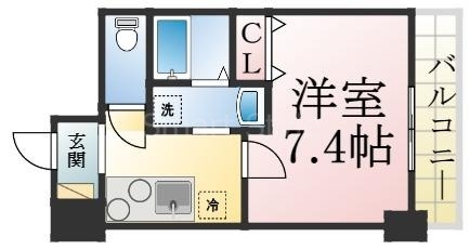 メインステージ須磨の間取り