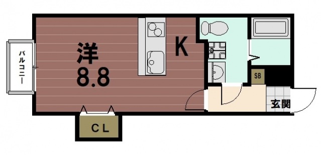 インキュベートの間取り