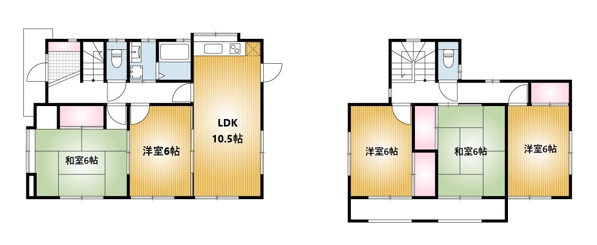 【都町貸家の間取り】