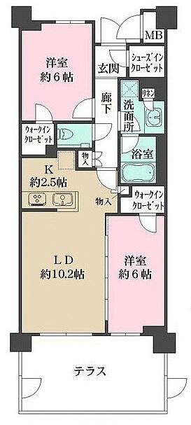 杉並区荻窪のマンションの間取り