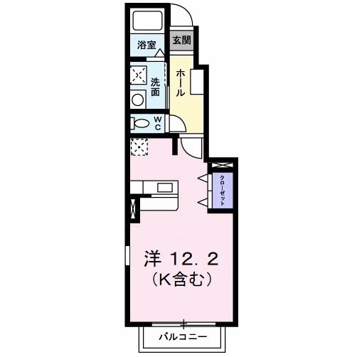 【北九州市小倉北区篠崎のアパートの間取り】