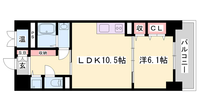 パレーブランシェの間取り