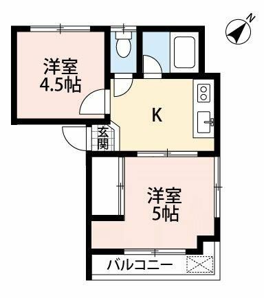 入間郡毛呂山町前久保南のマンションの間取り