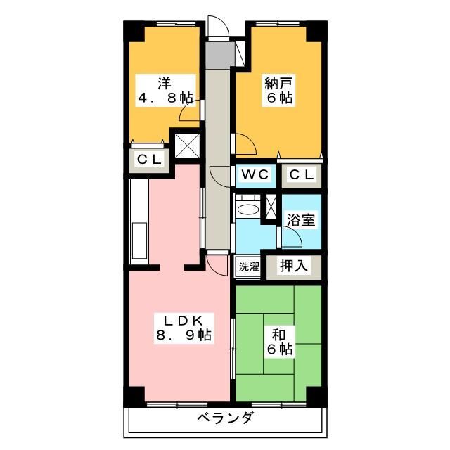 アーバンパーク市ヶ尾の間取り