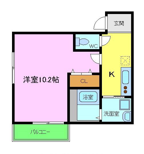 フジパレス堺駅ＥＡＳＴの間取り