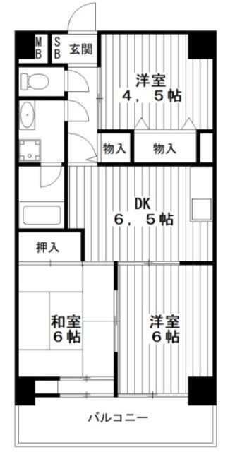 フローラル豊島園の間取り