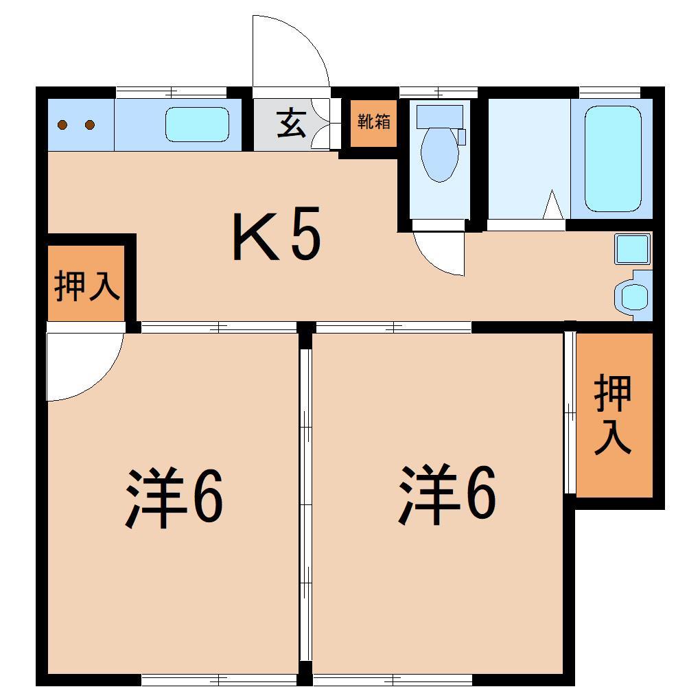 フレグランスの間取り