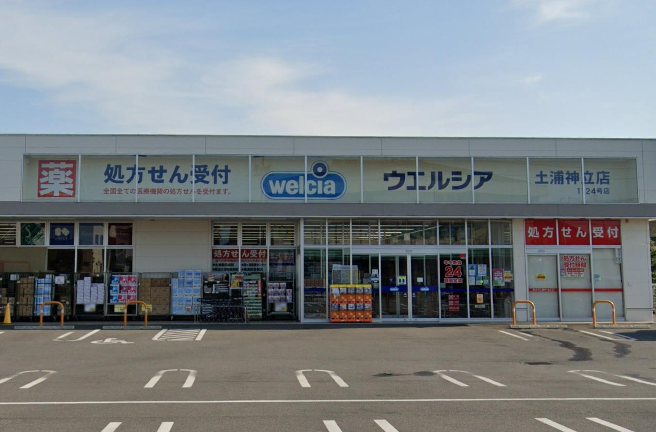 ドラックストア　ウエルシア土浦神立店（ドラッグストア）まで1246m
