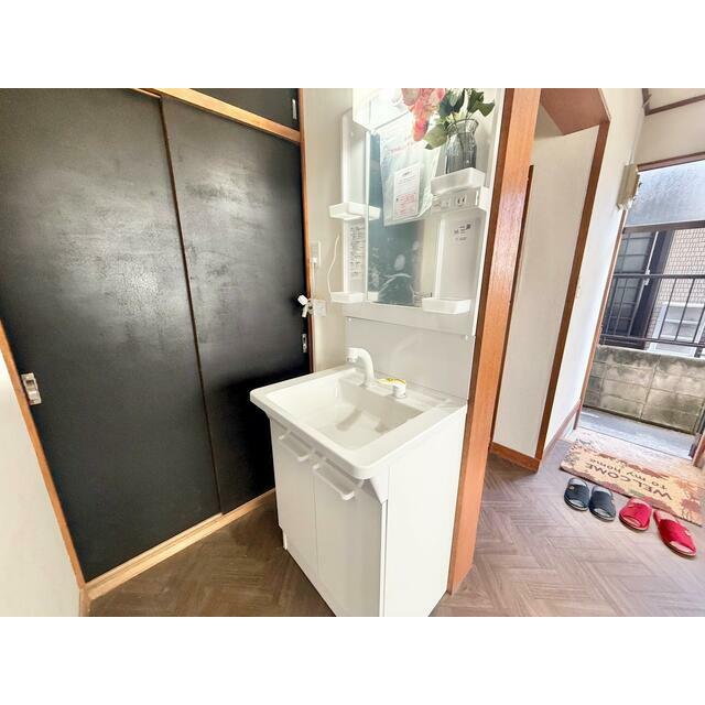 洗面設備　反転間取参照