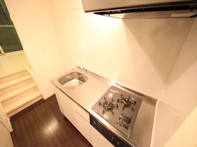 キッチン　システムキッチン（ガス2口コンロ付）