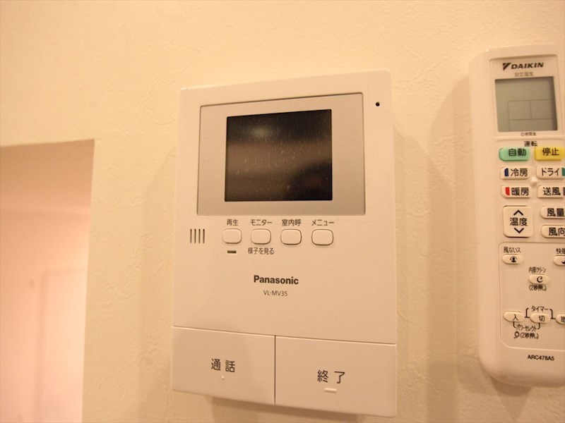 セキュリティ　ＴＶモニター付インターホン