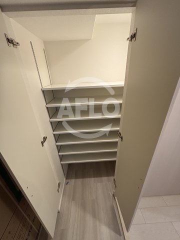 収納　スプランディッド上本町WESTII　シューズクローゼット